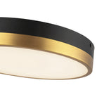 Alora Canada - FM554211AGMB-5CCT - LED Plafonnier - Adélaïde - Or vieilli/Noir mat