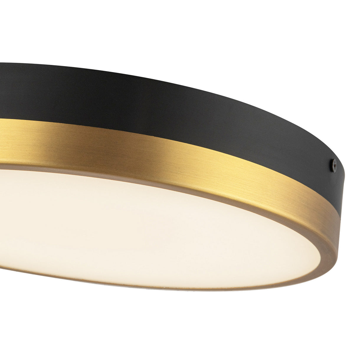 Alora Canada - FM554211AGMB-5CCT - LED Flush Mount - Adelaide - Aged Gold/Matte Black