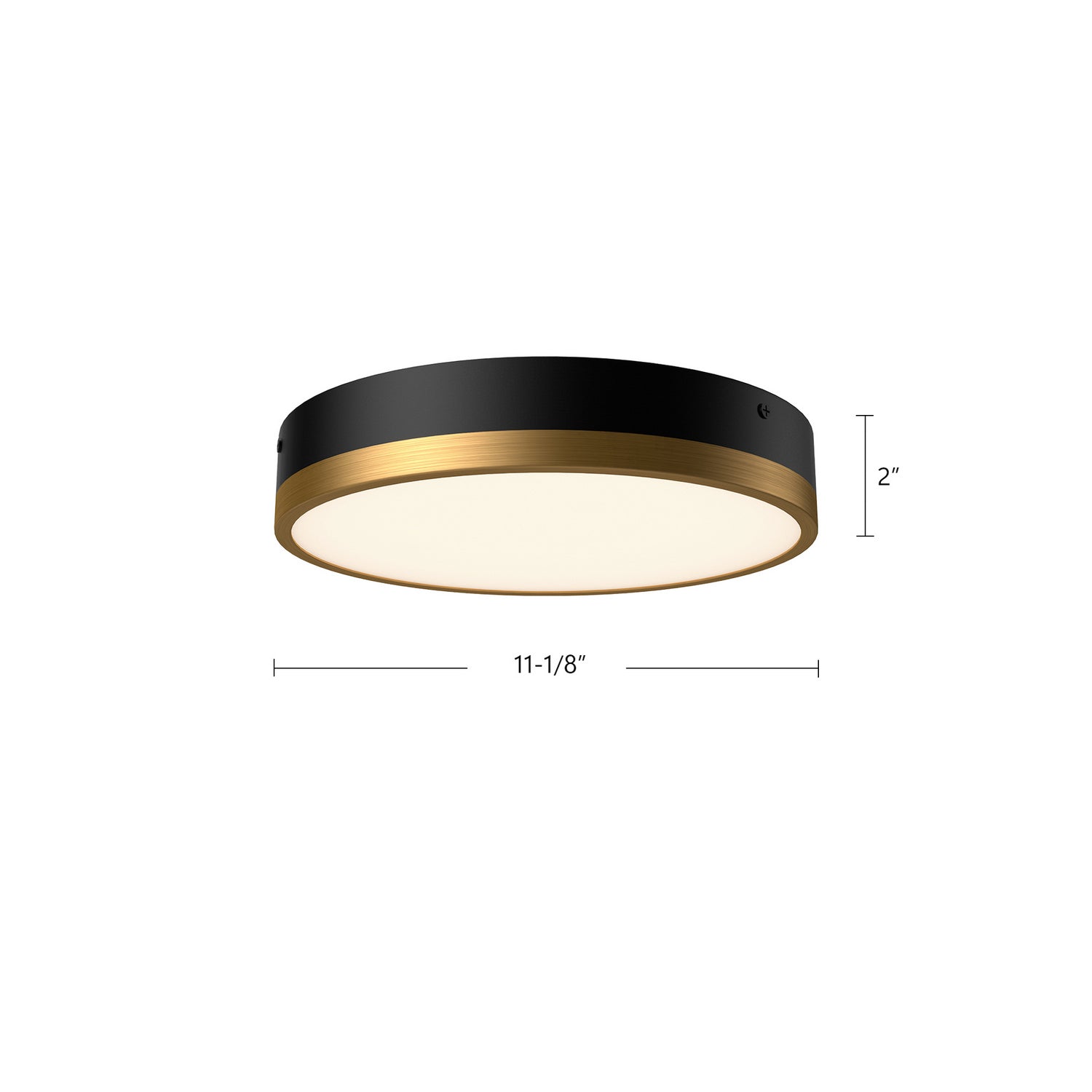 Alora Canada - FM554211AGMB-5CCT - LED Flush Mount - Adelaide - Aged Gold/Matte Black