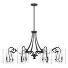 Savoy House - 1-4570-8-89 - Eight Light Chandelier - Calgary - Matte Black