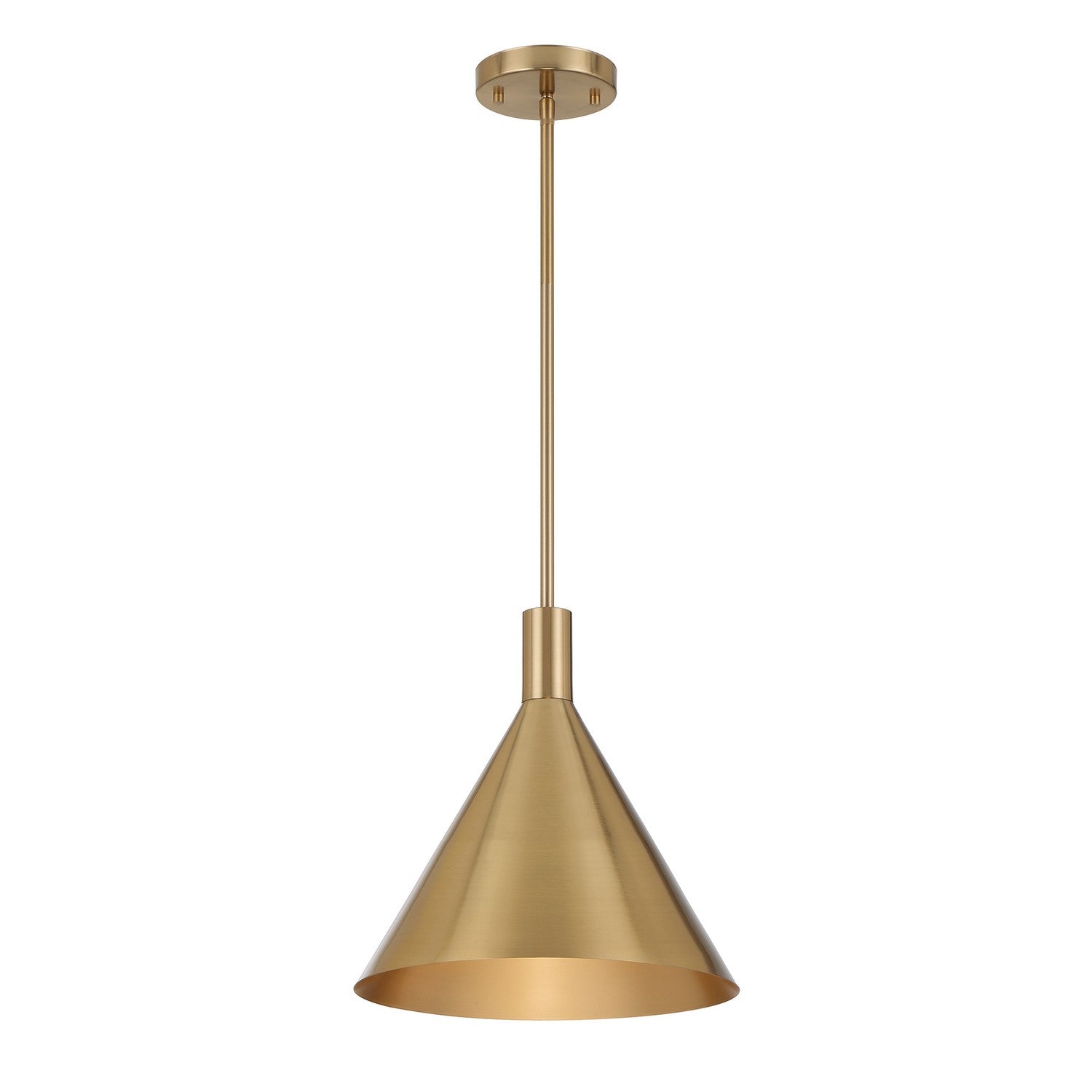 Savoy House - 7-8001-1-127 - One Light Pendant - Pharos - Noble Brass