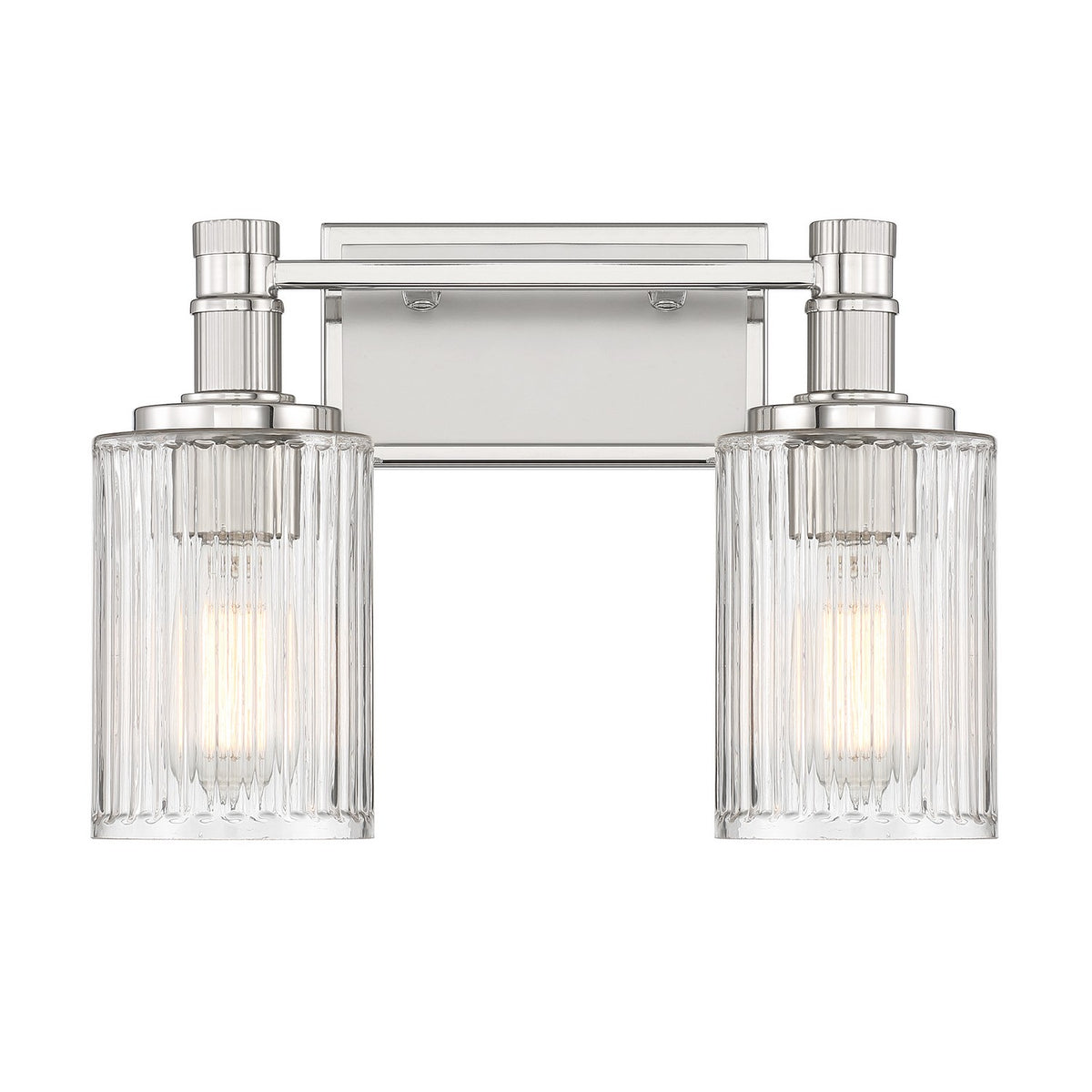 Savoy House - 8-1102-2-146 - Two Light Bathroom Vanity - Concord - Silver and Polished Nickel