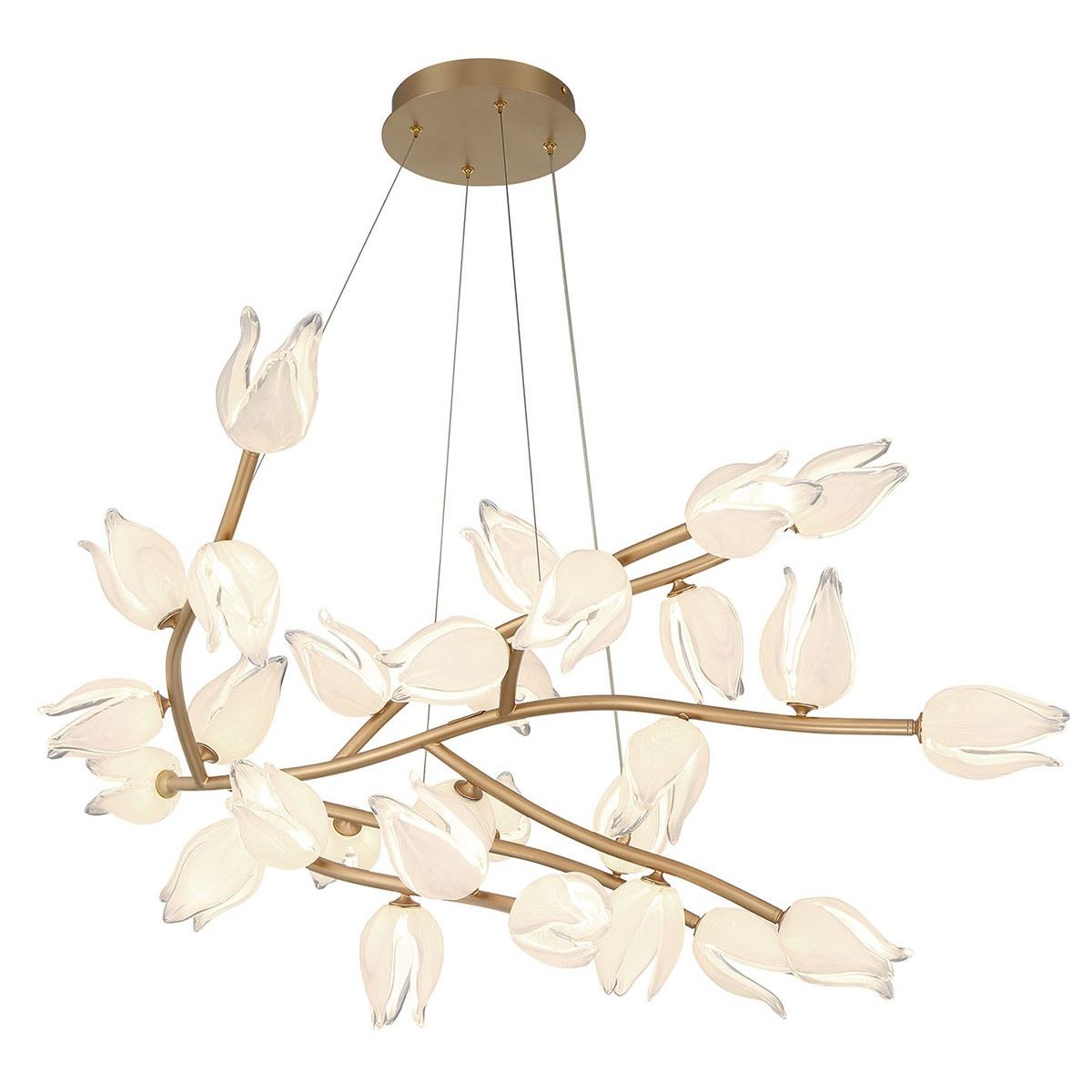 Lib & Co. Canada - 12086-03 - LED Chandelier - Belluno - Champagne Gold