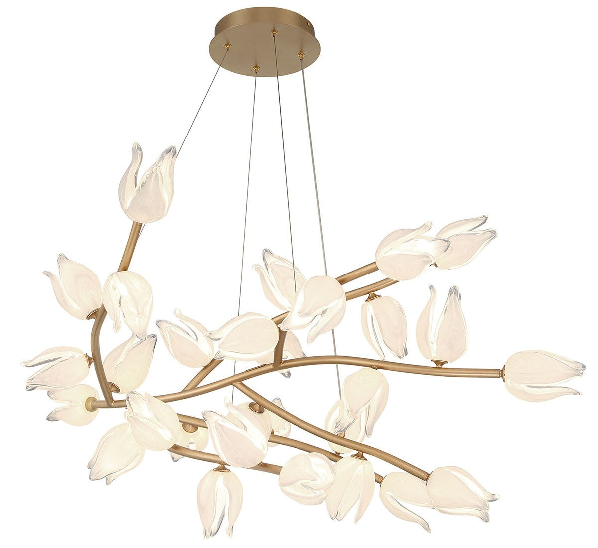 Lib & Co. Canada - 12086-03 - LED Chandelier - Belluno - Champagne Gold