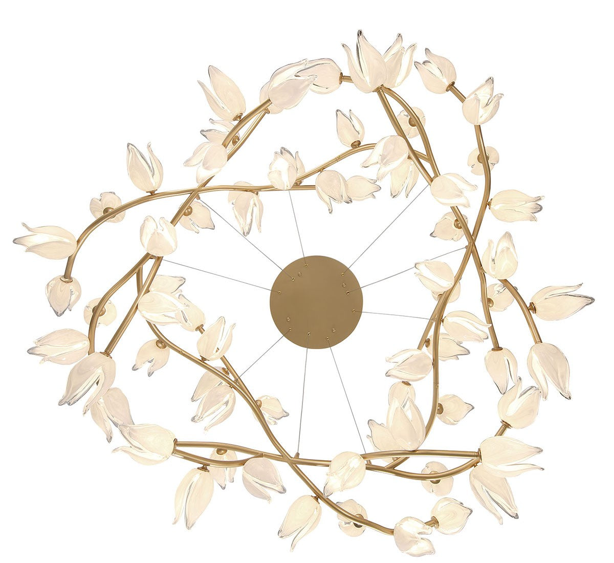 Lib & Co. Canada - 12089-03 - LED Chandelier - Belluno - Champagne Gold