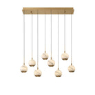 Lib & Co. Canada - 10207-030 - LED Chandelier - Baveno - Painted Antique Brass