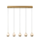 Lib & Co. Canada - 10208-030 - LED Chandelier - Baveno - Painted Antique Brass