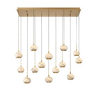 Lib & Co. Canada - 10209-030 - LED Chandelier - Baveno - Painted Antique Brass