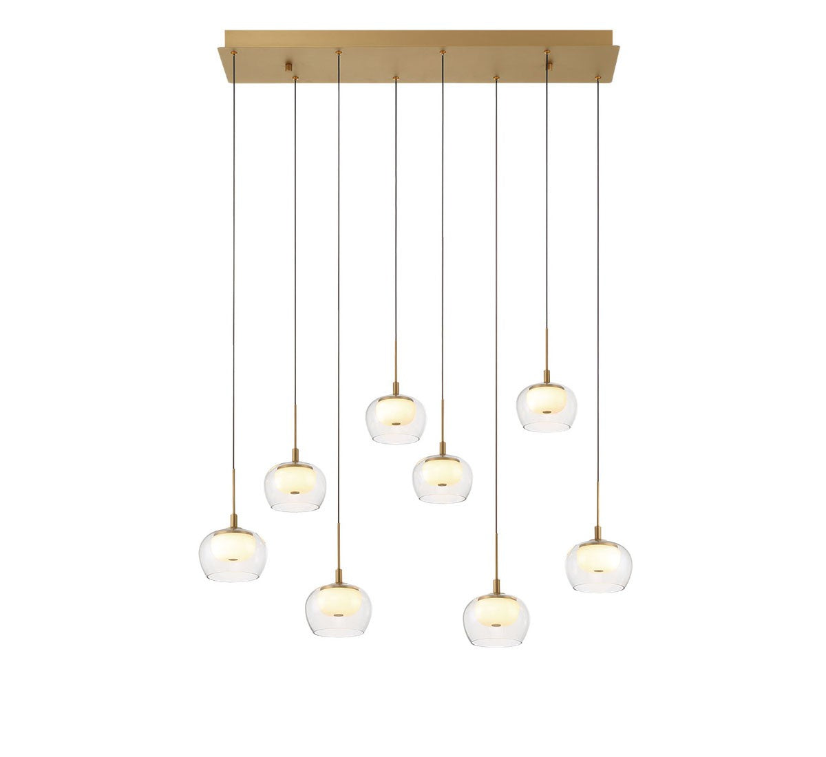 Lib & Co. Canada - 10216-030 - LED Chandelier - Manarola - Painted Antique Brass