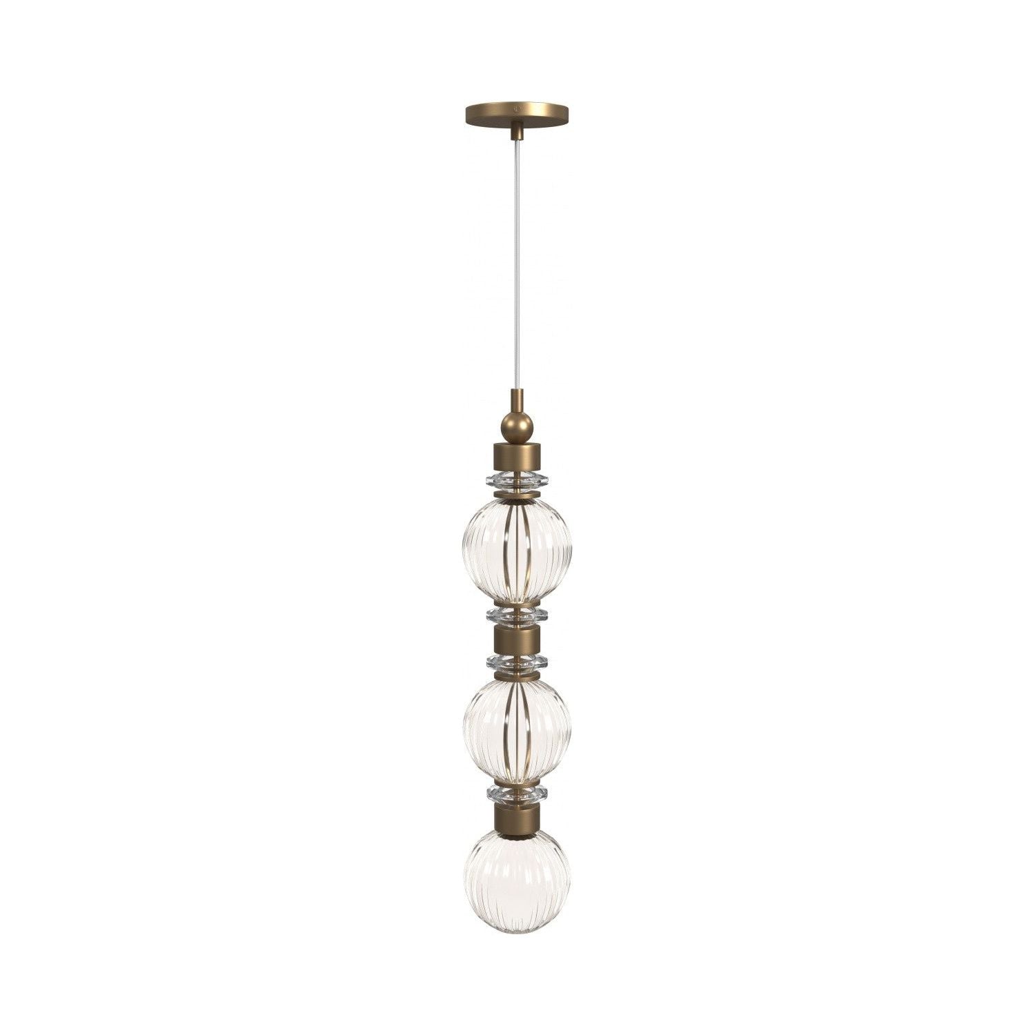 Avenue Lighting - HF7903-AB - LED Pendant - Avra - Aged Brass