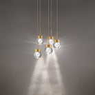 Modern Forms Canada - PD-82005R-AB - DEL Suspension - Double bulle - Laiton vieilli