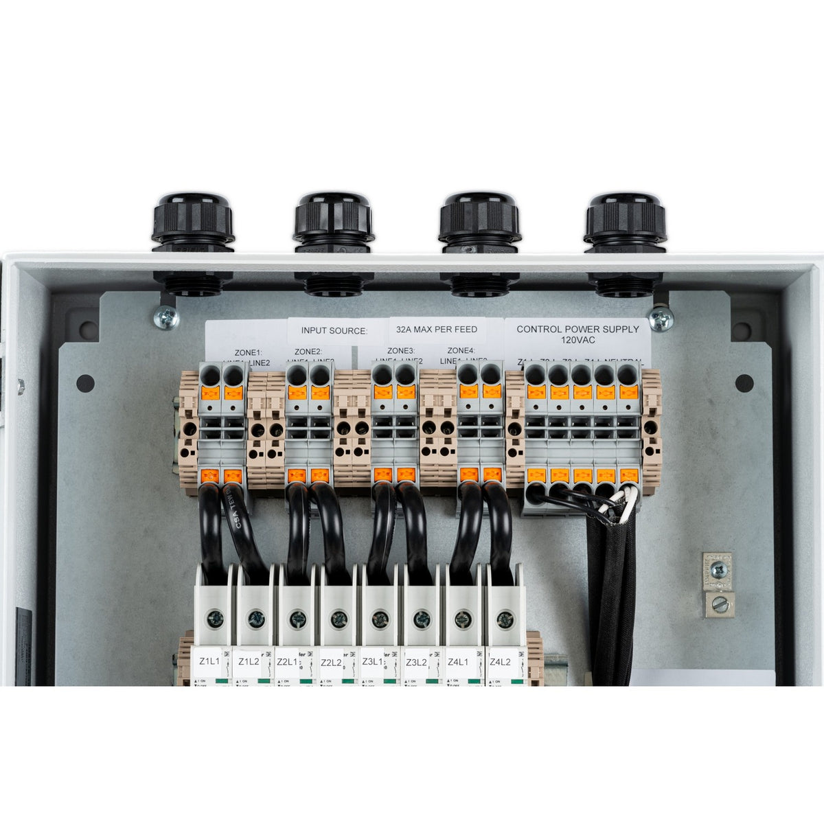 Eurofase Heating - EFCB24M2 - 120-240V 2 ZONE CONTACTOR MBOX - CONTROLS - Light Gray