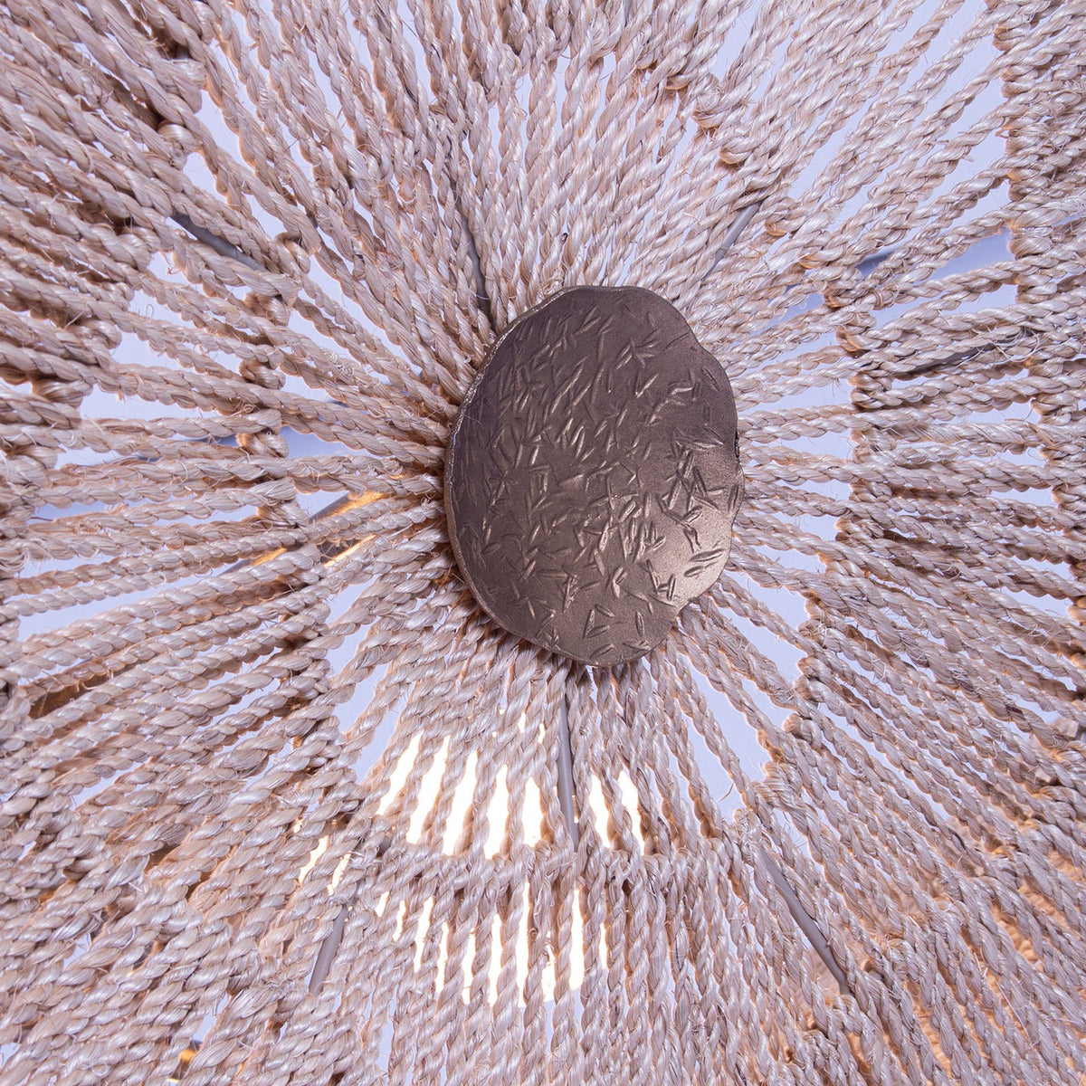 Kalco - 522555PAB - Cinq lumières Suspension - Coquelicot - Laiton antique nacré