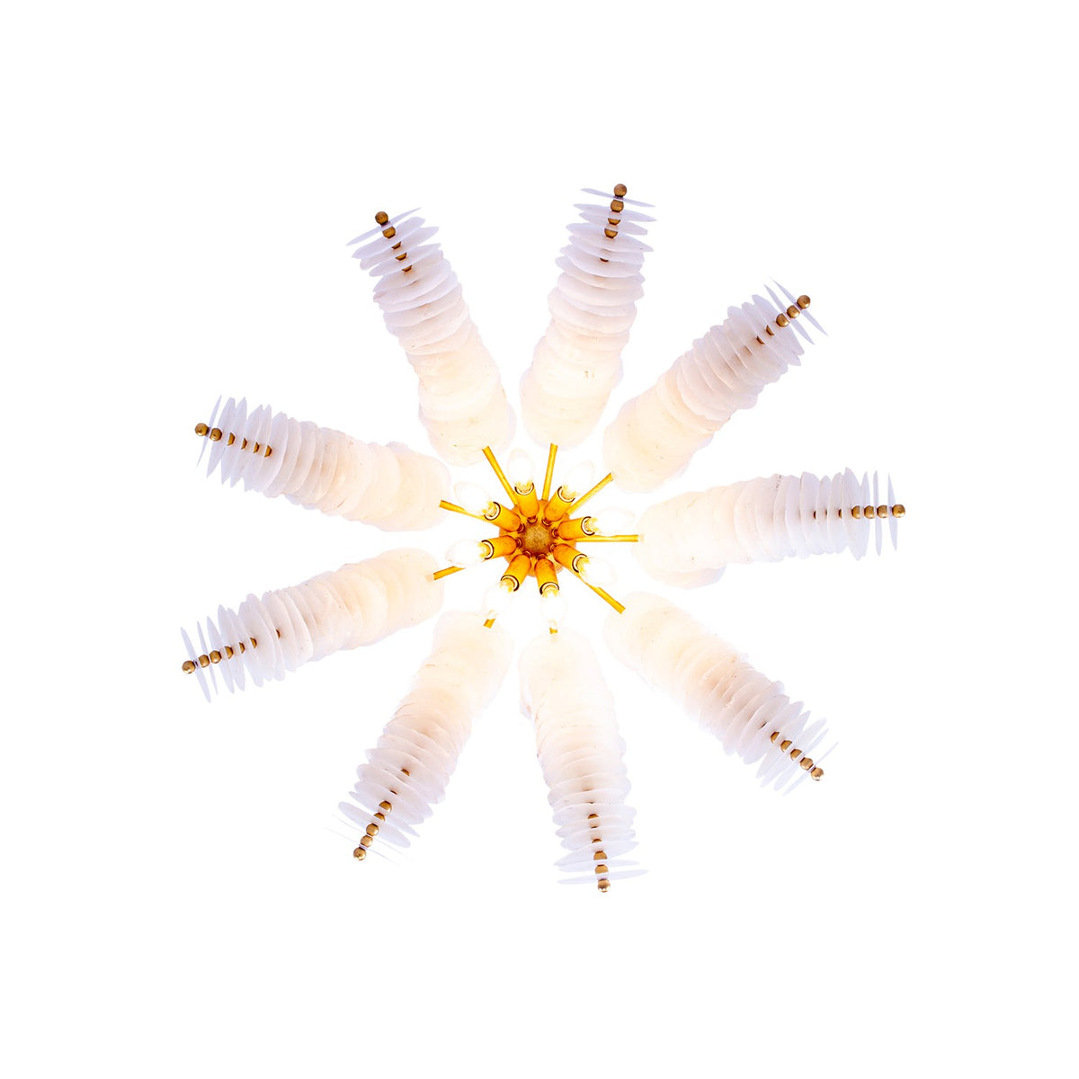 Kalco - 523670OL - 12 Lumières Suspension - Feuille d'or oxydée - Gossamer