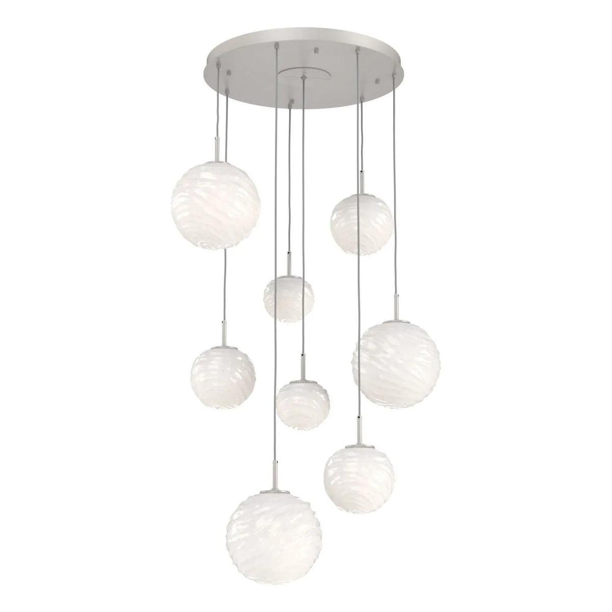 Hammerton Studio - CHB0092-08-BS-WL-C01-L3 - LED Chandelier - Gaia - Beige Silver