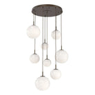 Hammerton Studio - CHB0092-08-FB-WL-C01-L3 - LED Chandelier - Gaia - Flat Bronze