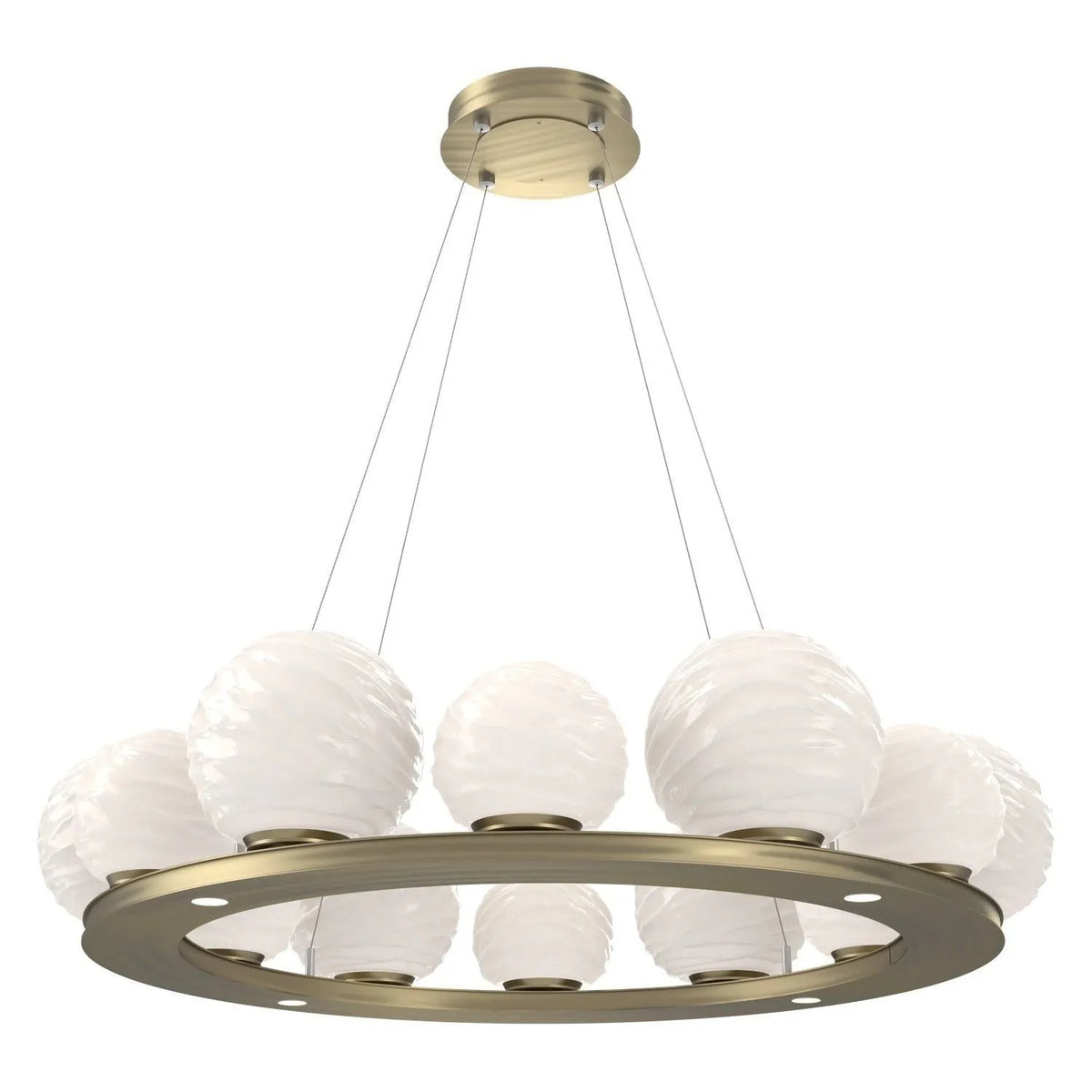 Hammerton Studio - CHB0092-0C-HB-WL-CA1-L3 - LED Chandelier - Gaia - Heritage Brass