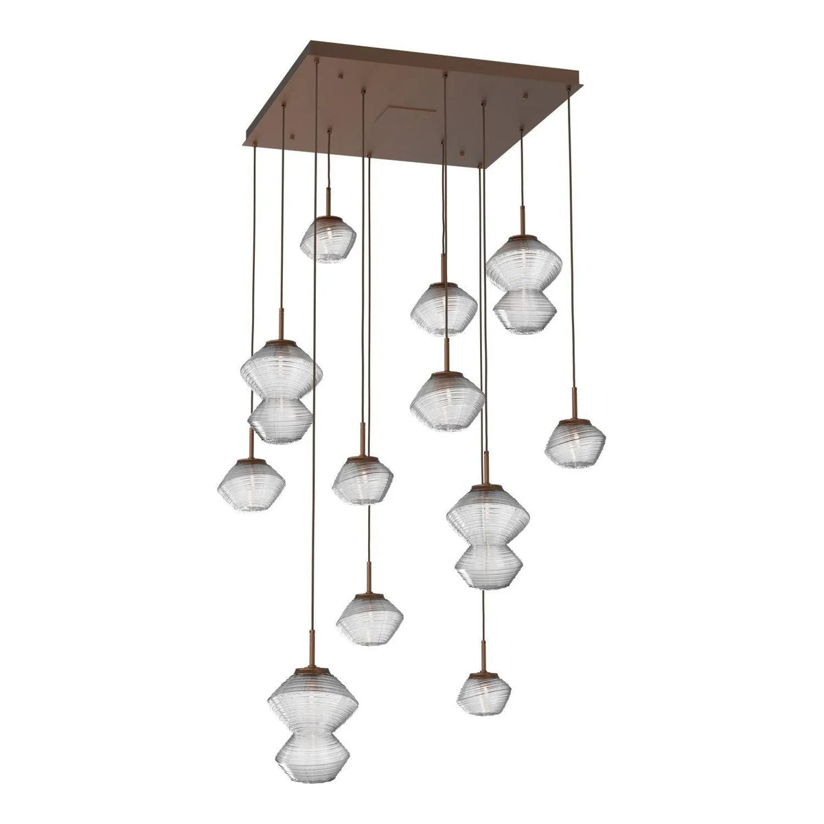Hammerton Studio - CHB0089-12-BB-C-C01-L3 - LED Chandelier - Mesa - Burnished Bronze