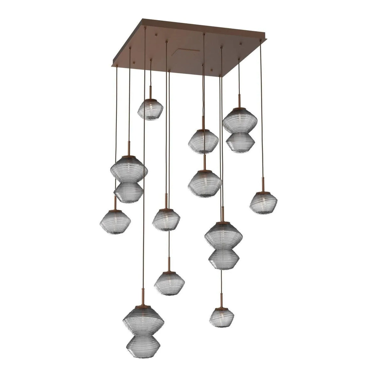 Hammerton Studio - CHB0089-12-BB-S-C01-L1 - LED Chandelier - Mesa - Burnished Bronze