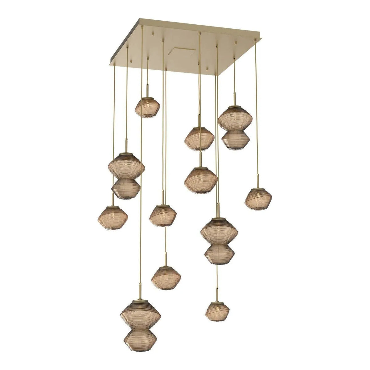Hammerton Studio - CHB0089-12-GB-B-C01-L3 - LED Chandelier - Mesa - Gilded Brass