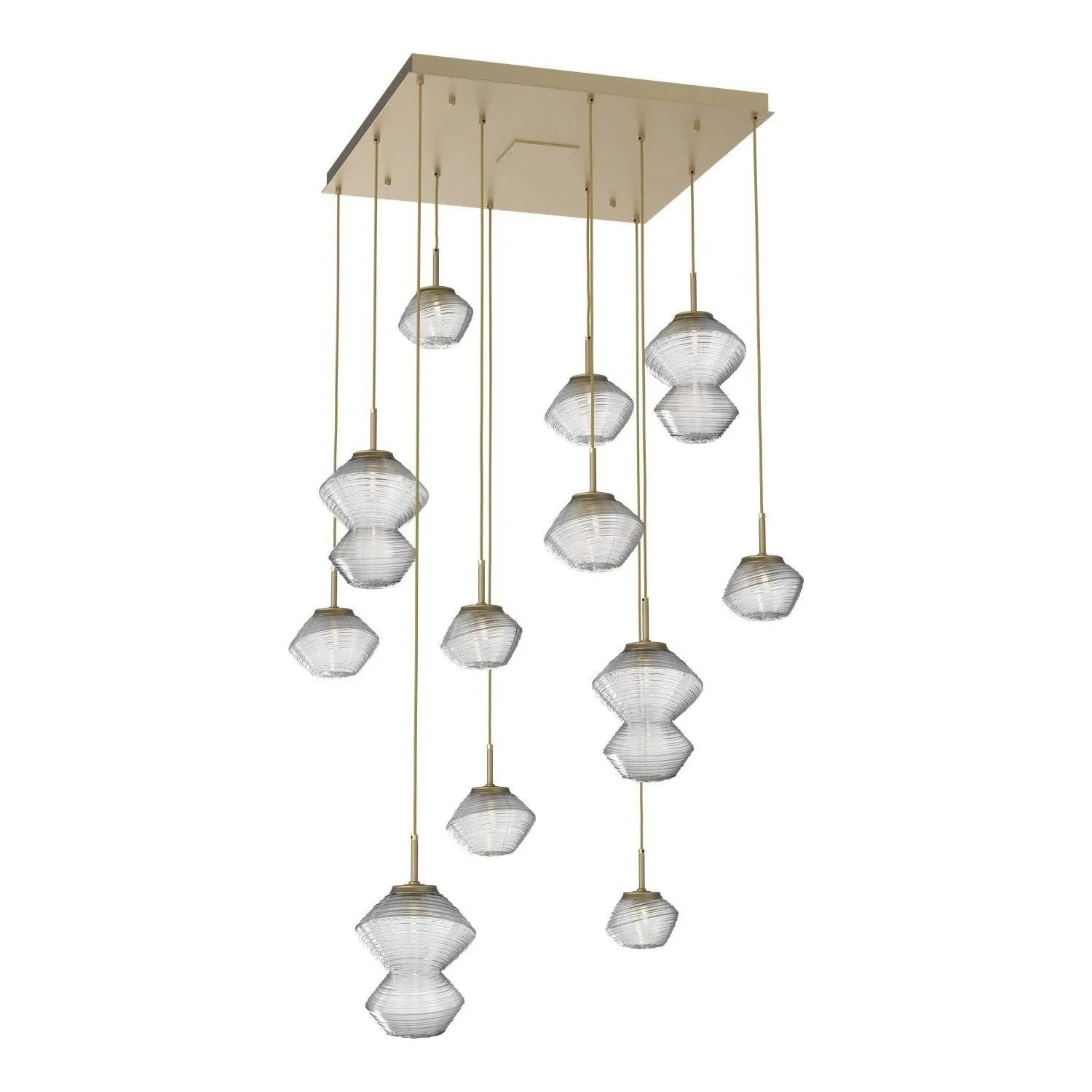 Hammerton Studio - CHB0089-12-GB-C-C01-L1 - LED Chandelier - Mesa - Gilded Brass