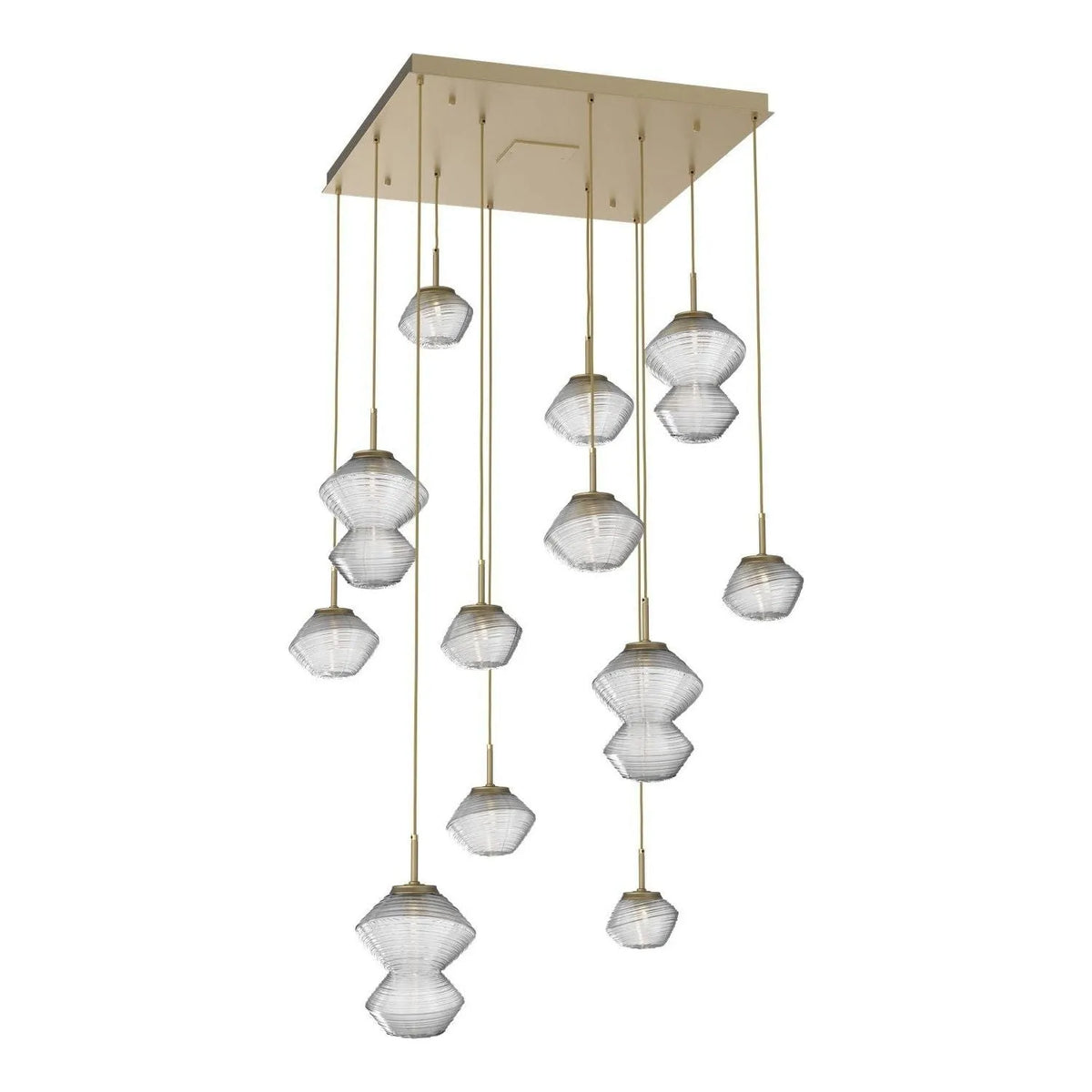 Hammerton Studio - CHB0089-12-GB-C-C01-L3 - LED Chandelier - Mesa - Gilded Brass