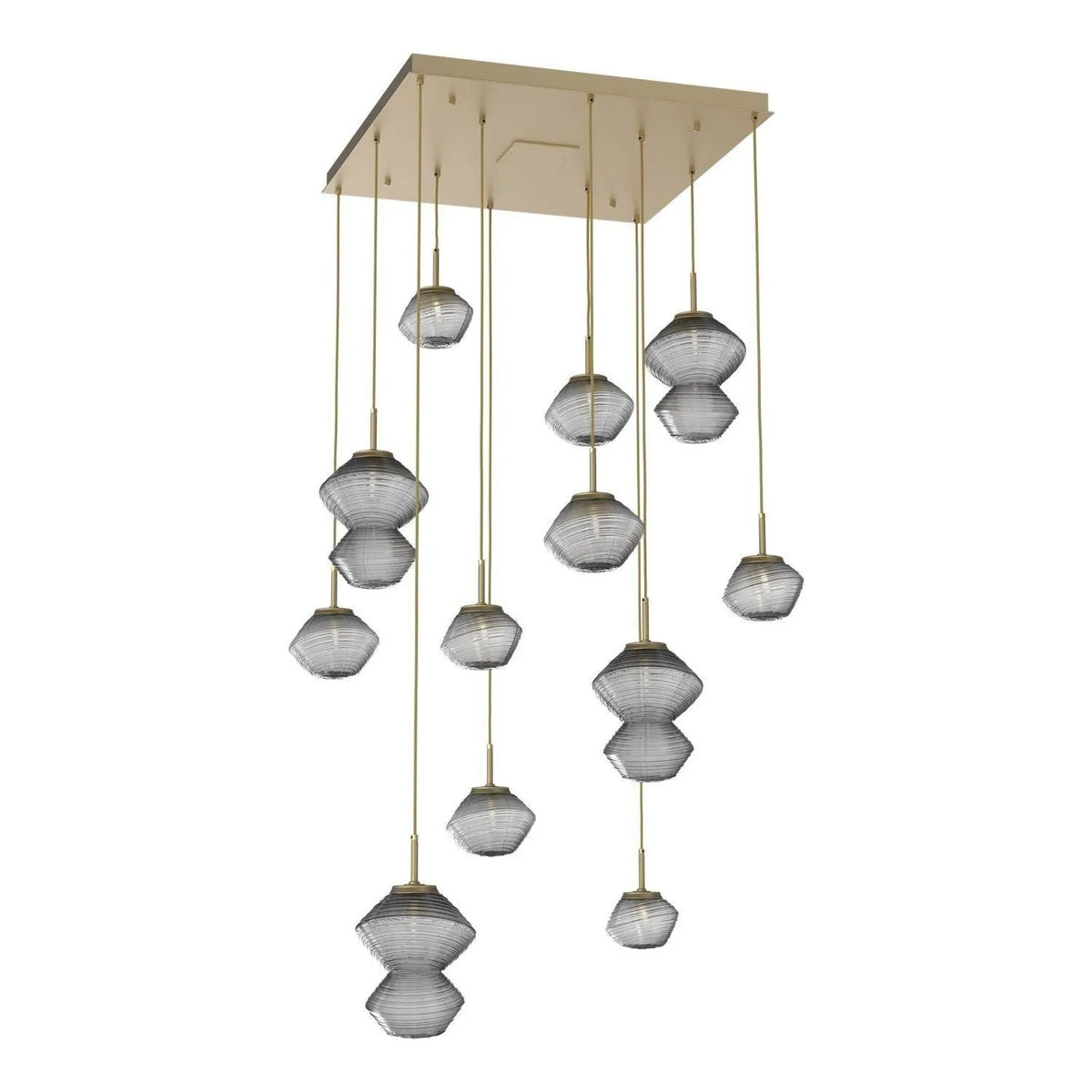 Hammerton Studio - CHB0089-12-GB-S-C01-L1 - LED Chandelier - Mesa - Gilded Brass