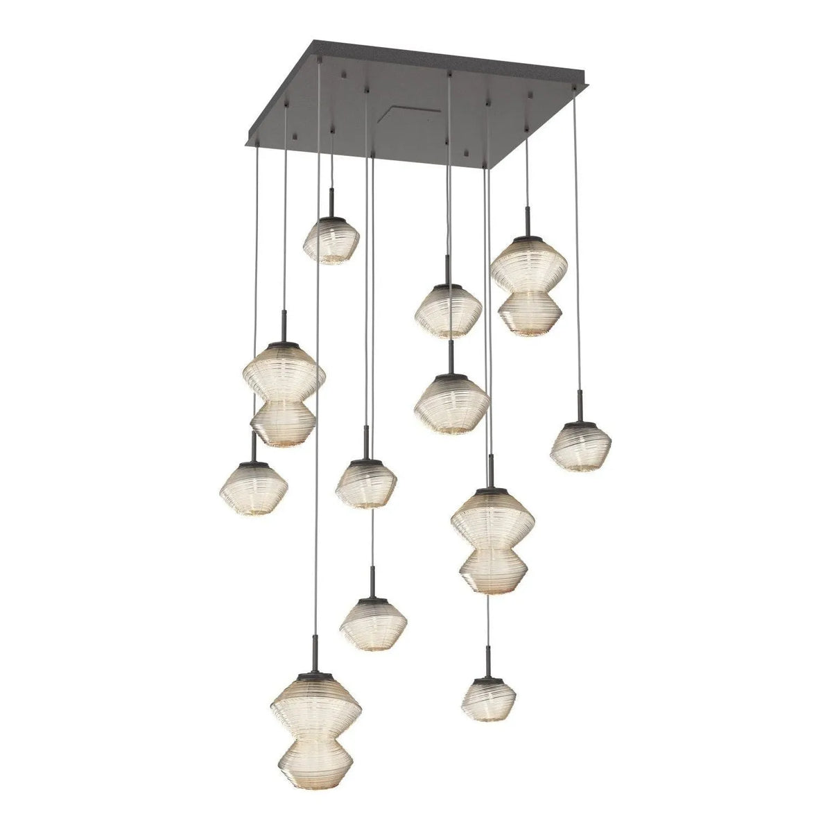 Hammerton Studio - CHB0089-12-GP-A-C01-L1 - LED Chandelier - Mesa - Graphite