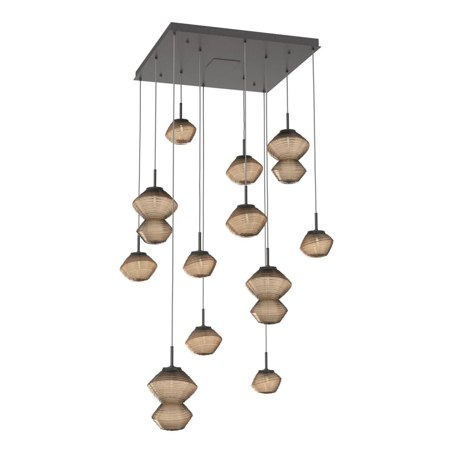 Hammerton Studio - CHB0089-12-GP-B-C01-L3 - LED Chandelier - Mesa - Graphite