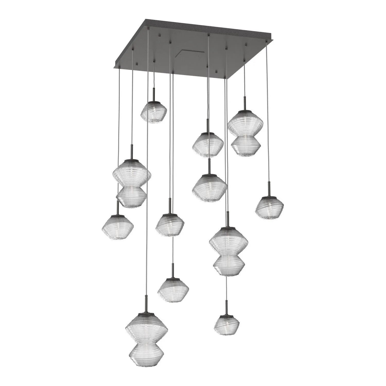 Hammerton Studio - CHB0089-12-GP-C-C01-L1 - LED Chandelier - Mesa - Graphite