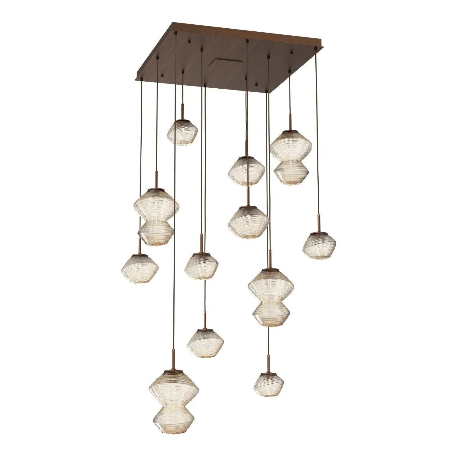 Hammerton Studio - CHB0089-12-RB-A-C01-L3 - LED Chandelier - Mesa - Oil Rubbed Bronze
