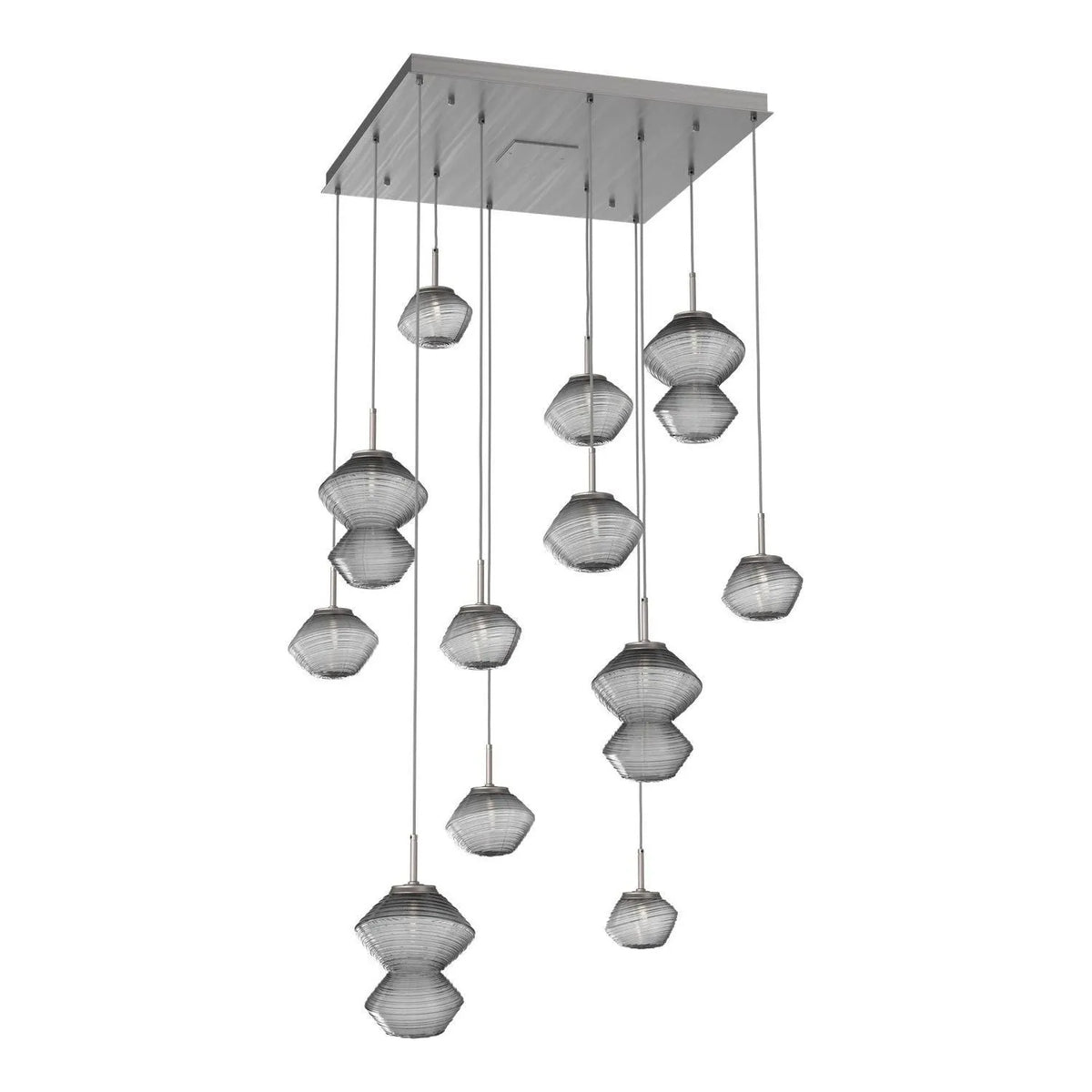 Hammerton Studio - CHB0089-12-SN-S-C01-L3 - LED Chandelier - Mesa - Satin Nickel