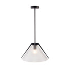 Artcraft Canada - AC11911BK - One Light Pendant - Baltic - Black and Brushed Brass