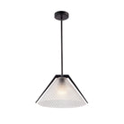 Artcraft Canada - AC11911BK - One Light Pendant - Baltic - Black and Brushed Brass