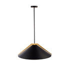 Artcraft Canada - AC11914BK - Three Light Pendant - Baltic - Black and Brushed Brass
