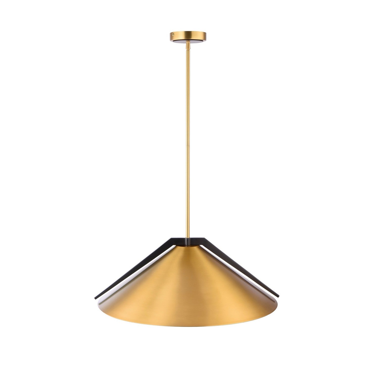 Artcraft Canada - AC11914BR - Three Light Pendant - Baltic - Brass and black