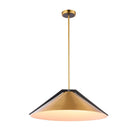 Artcraft Canada - AC11914BR - Three Light Pendant - Baltic - Brass and black