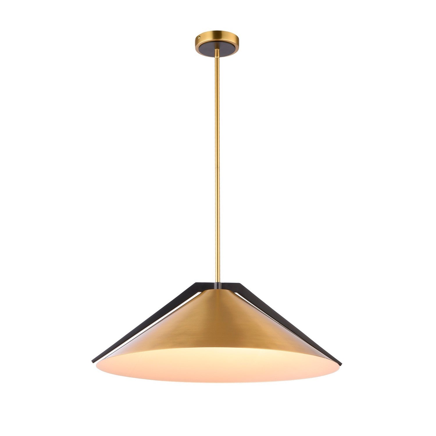 Artcraft Canada - AC11914BR - Three Light Pendant - Baltic - Brass and black