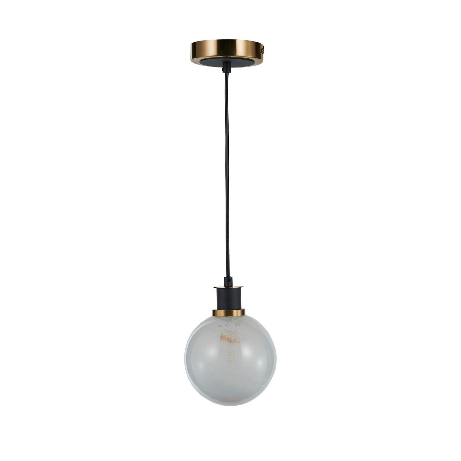 Artcraft Canada - AC11870SW - Une lampe Suspension - Gemme - Laiton noir et brossé