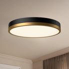 Alora Canada - FM554215AGMB-5CCT - LED Plafonnier - Adélaïde - Or vieilli/Noir mat