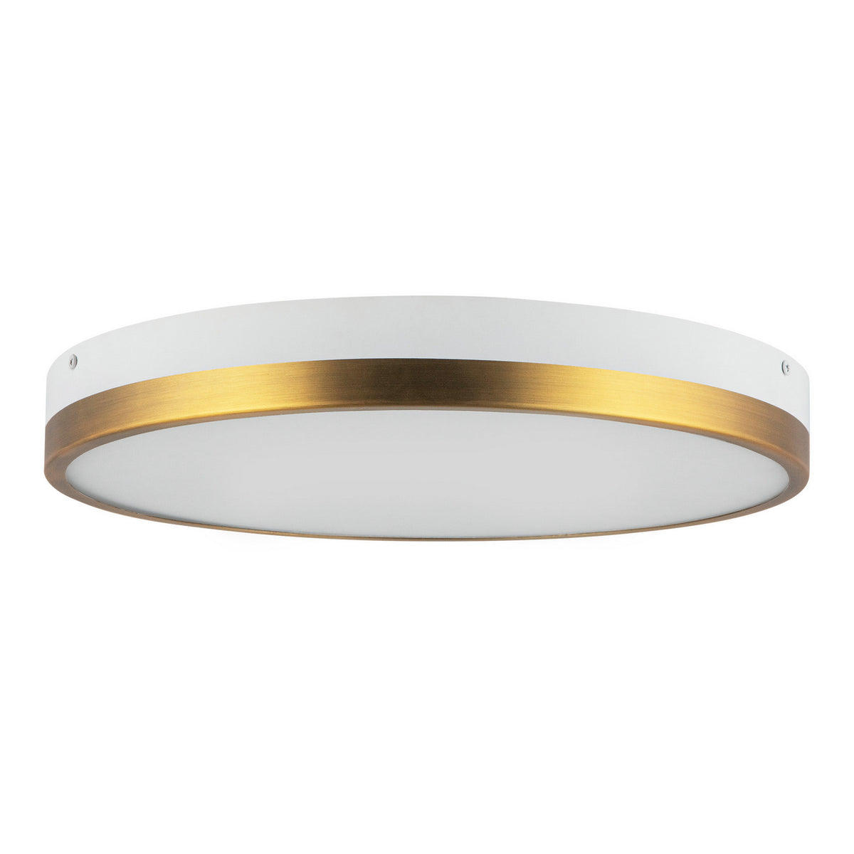 Alora Canada - FM554215AGWH-5CCT - LED Flush Mount - Adelaide - Aged Gold/White