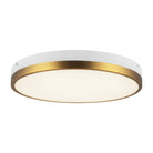 Alora Canada - FM554215AGWH-5CCT - LED Plafonnier - Adélaïde - Or vieilli/Blanc