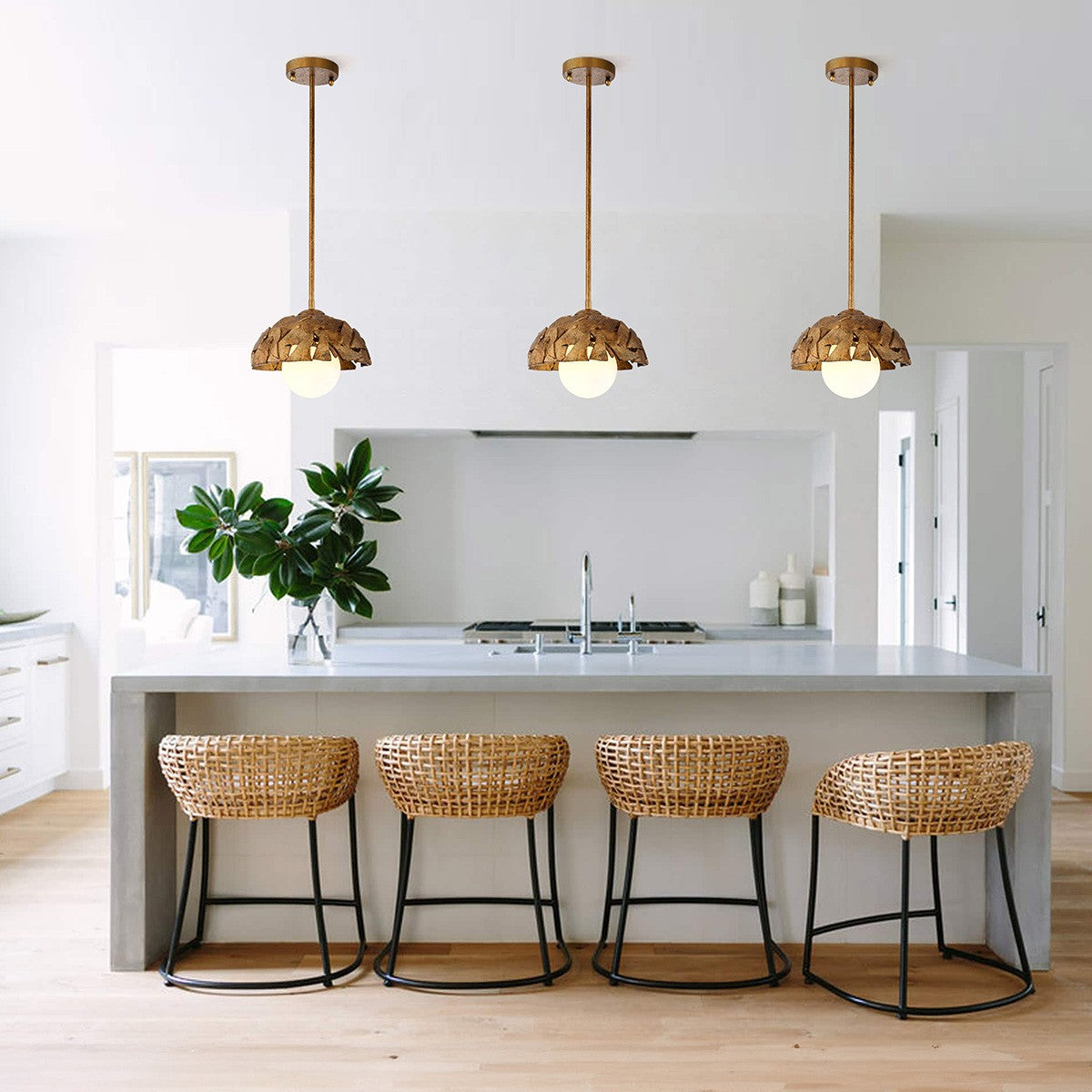 Lucas + McKearn - PD7410G-10 - One Light Pendant - Mosaic Luxe - Gold