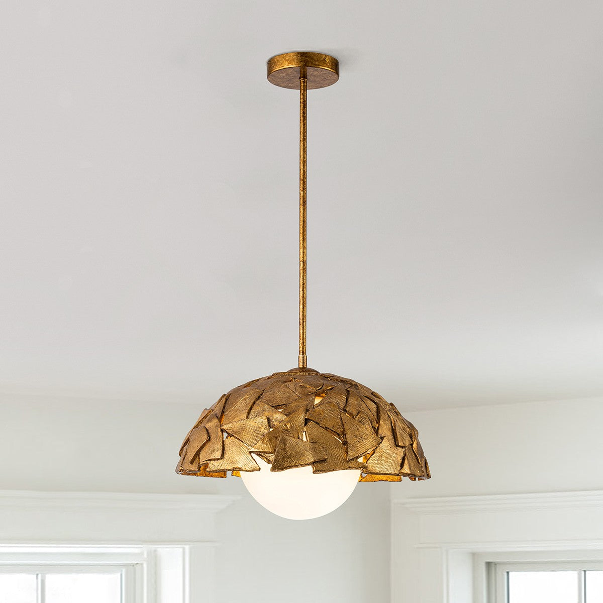 Lucas + McKearn - PD7410G-15 - One Light Pendant - Mosaic Luxe - Gold