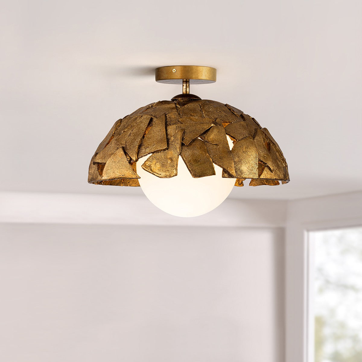 Lucas + McKearn - PD7410G-15 - One Light Pendant - Mosaic Luxe - Gold