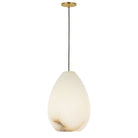 Visual Comfort Modern - SLPD545ALBHAB - One Light Pendant - Alina - Hand Rubbed Antique Brass