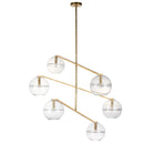 Visual Comfort Modern - SLCH354CPAB-L - LED Chandelier - Lowing - Polished Antique Brass