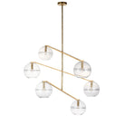 Visual Comfort Modern - SLCH354CPAB-L - LED Chandelier - Lowing - Polished Antique Brass