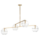 Visual Comfort Modern - SLCH355CPAB - Four Light Chandelier - Lowing - Polished Antique Brass