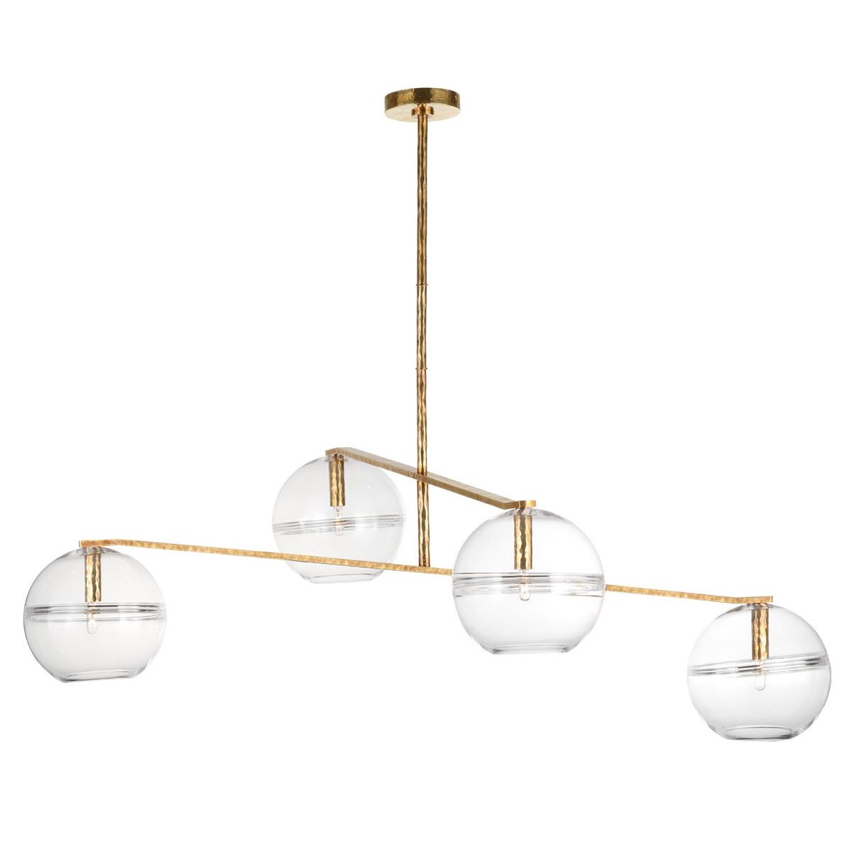 Visual Comfort Modern - SLCH355CPAB-L - LED Chandelier - Lowing - Polished Antique Brass